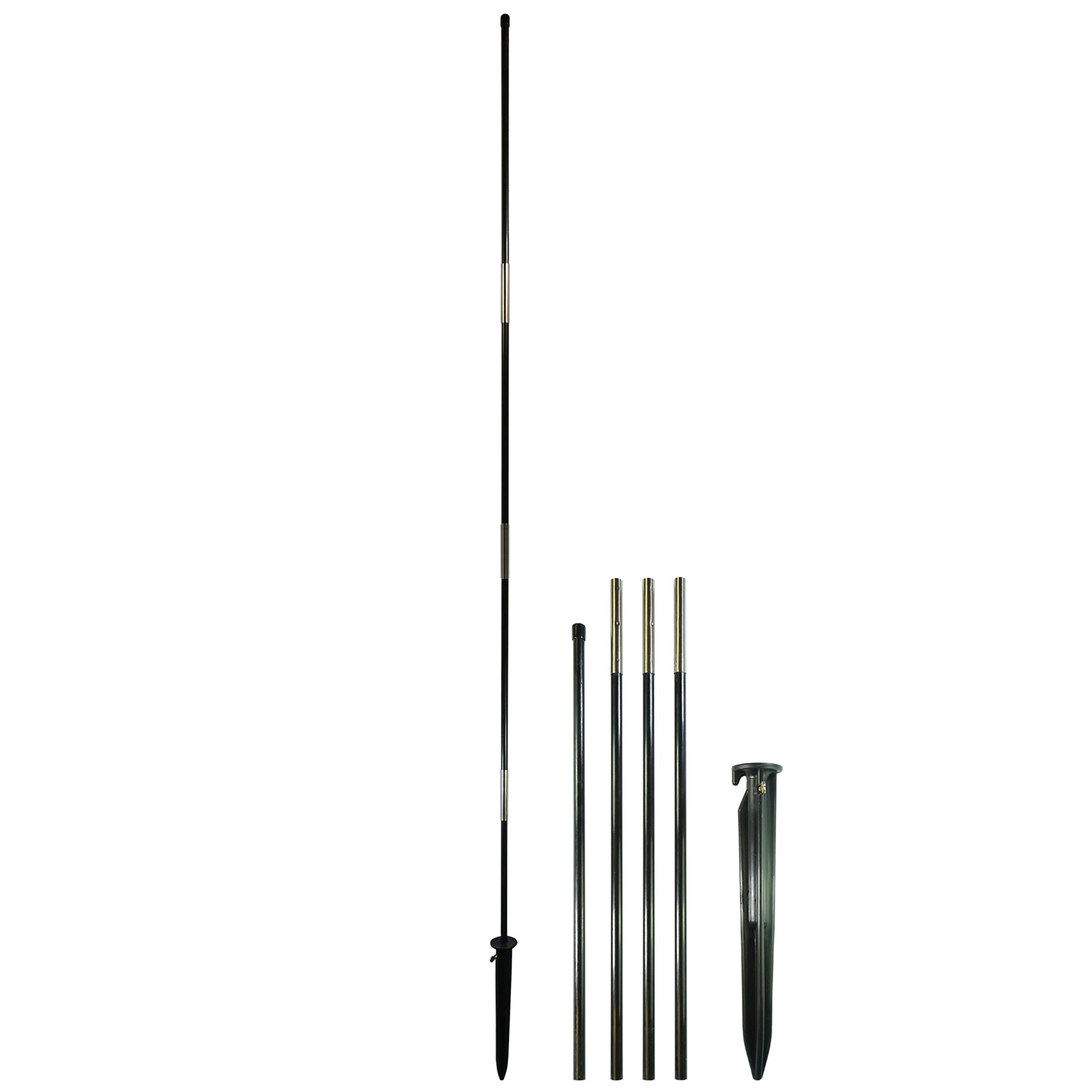 In the Breeze 6' 4-Section Freestanding Banner Pole with Ground Stake 4549