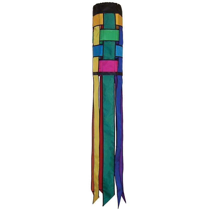 In the Breeze Rainbow Weave 40" Windsock 4662