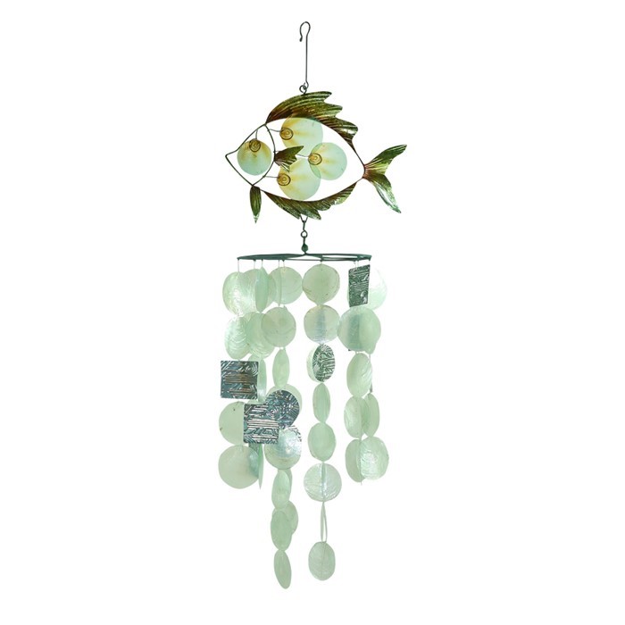 Tropical Fish Capiz Breeze Wind Chime | In the Breeze | Wholesale ...