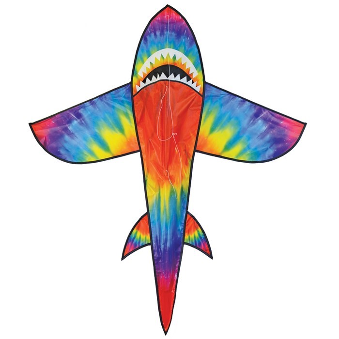 In the Breeze 5' 3D Tie Dye Shark Kite 3342