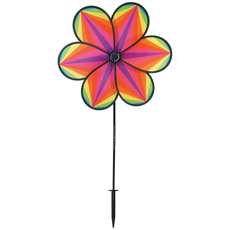 In the Breeze 19" Rainbow Star Flower Spinner 2637