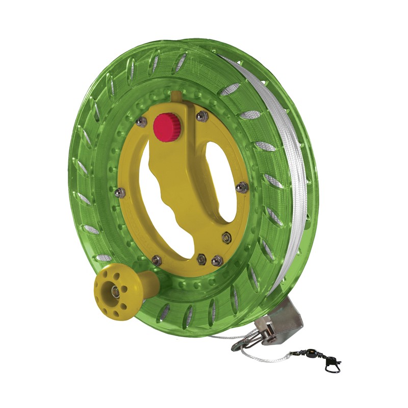 In the Breeze 50 LB x 640' 8-inch Kite Reel, Green 3446