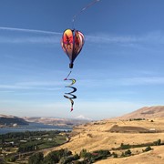 In the Breeze Kokopelli Hot Air Balloon 1049 View 2