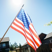 In the Breeze U.S. Flag 12x18 Stick Flag - 12 PC 3670 View 2