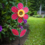 In the Breeze 16" Polka Dot Flower with Leaves 2647 View 2