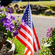 In the Breeze U.S. Flag 12x18 Stick Flag - 12 PC 3670 View 3