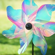 In the Breeze 12" Striped Iridescent Pinwheel Spinner 2621 View 3