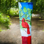 In the Breeze Cardinal 40" Inspiration Windsock 5212 View 3