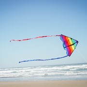 In the Breeze Rainbow Stripe 30" Delta Kite 3192 View 4