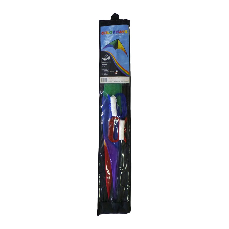 In the Breeze 3346 —Aurora 48 Stunt Kite — Colorful Dual Line Sport Kite