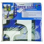 In the Breeze 8' Heavy Duty Open Navy Double Sided Feather Banner 4548 View 4