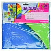 In the Breeze 4' Heavy Duty Rainbow Double Sided Feather Banner 4558 View 4