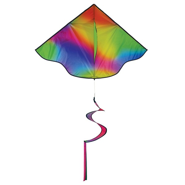  In the Breeze Frameless Sled Kite, Tie Dye,30 W x 18 H,3147 :  Toys & Games