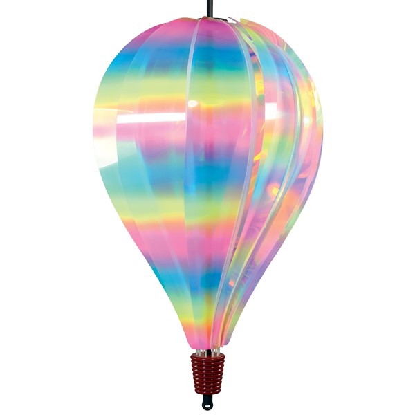 In the Breeze Striped Iridescent 10 Panel Hot Air Balloon 0976