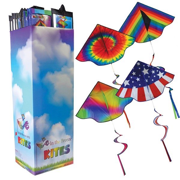 In the Breeze 3226 — Green 77-inch Wave Delta - Single Line Kite