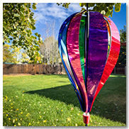 Rainbow Sparkle Jumbo Hot Air Balloon Spinner